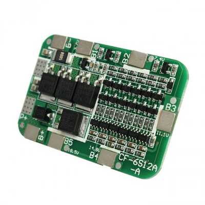 6s 15a 18650 Lipo Pil Balans Devresi Bms Modülü