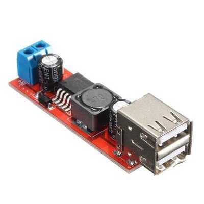 Çift Usb Çıkışlı 9v-12v-24v-36v 5v Dönüştürücü Dc 3a