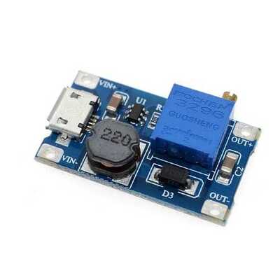 Mt3608 2a Yükselteç Dc-dc Aşamalı Güç Modülü Micro Usb Çıkışlı