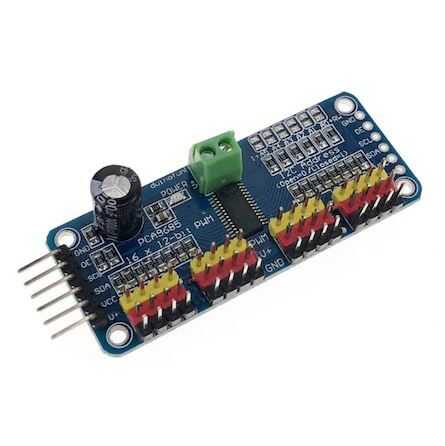  Pca9685 16 Kanal 12 Bit Pwm - Servo Motor Sürücü Devresi I2c Modülü